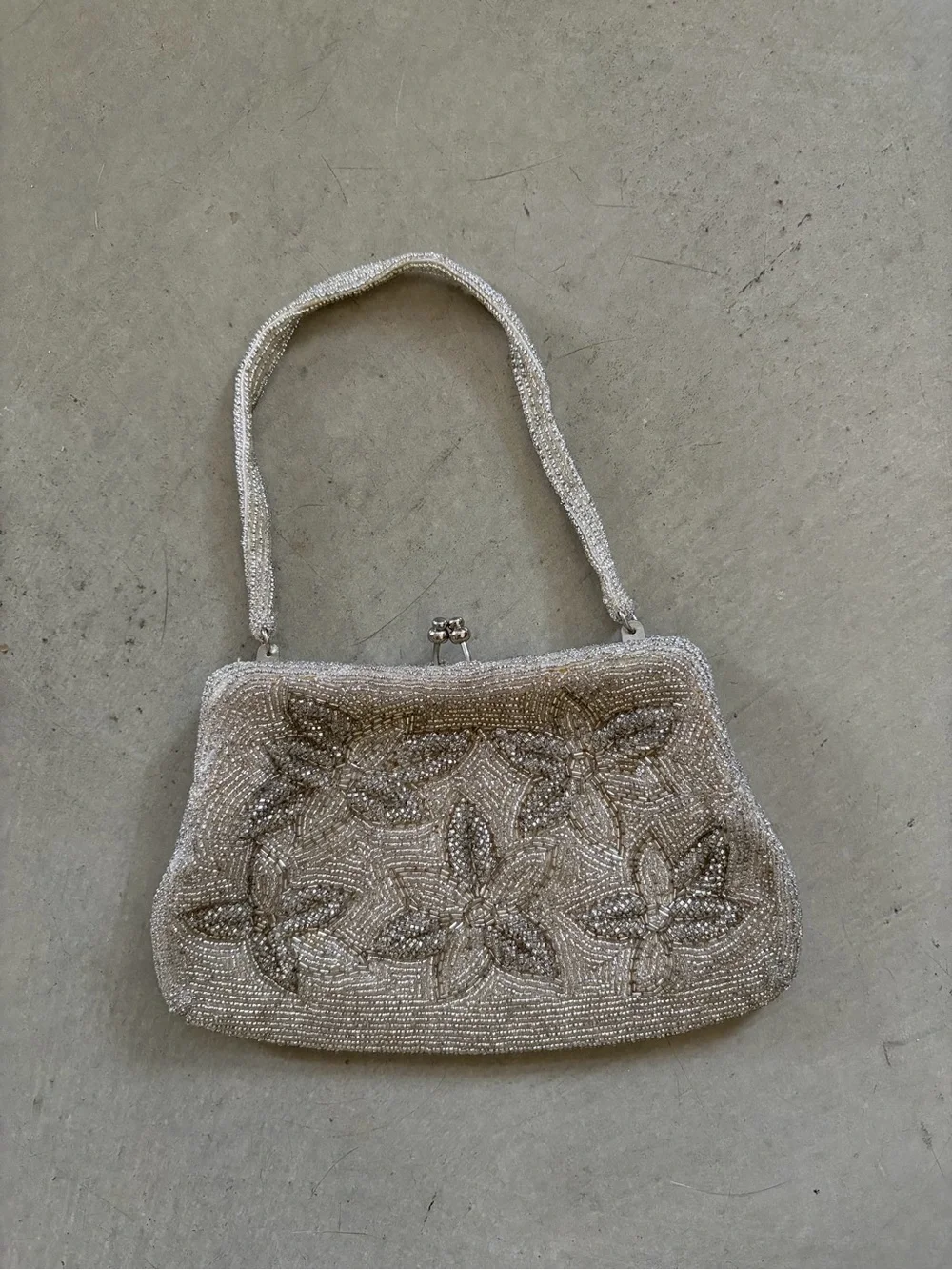 Vintage beaded clutch